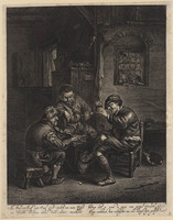 TvB G 2894
          <br/>
          Drie boeren bijeen in een boerderij
          <br/>
          <em>Suyderhoef, Jonas (ca. 1613-1686)</em>